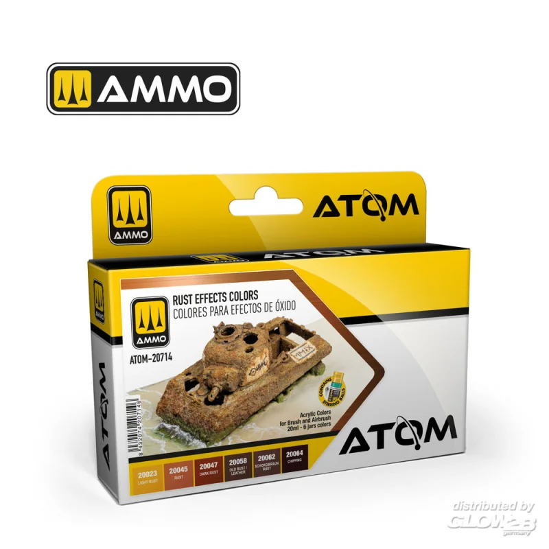 Pintura ATOM Rust Effects Colors Set