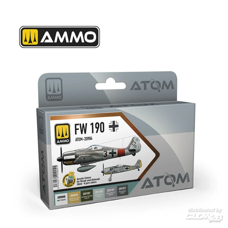 Pintura ATOM FW 190 Colors Set