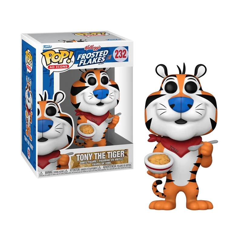 Figura Pop KELLOGG'S - POP AD Icon No. 232 - Tony the Tiger ('84)