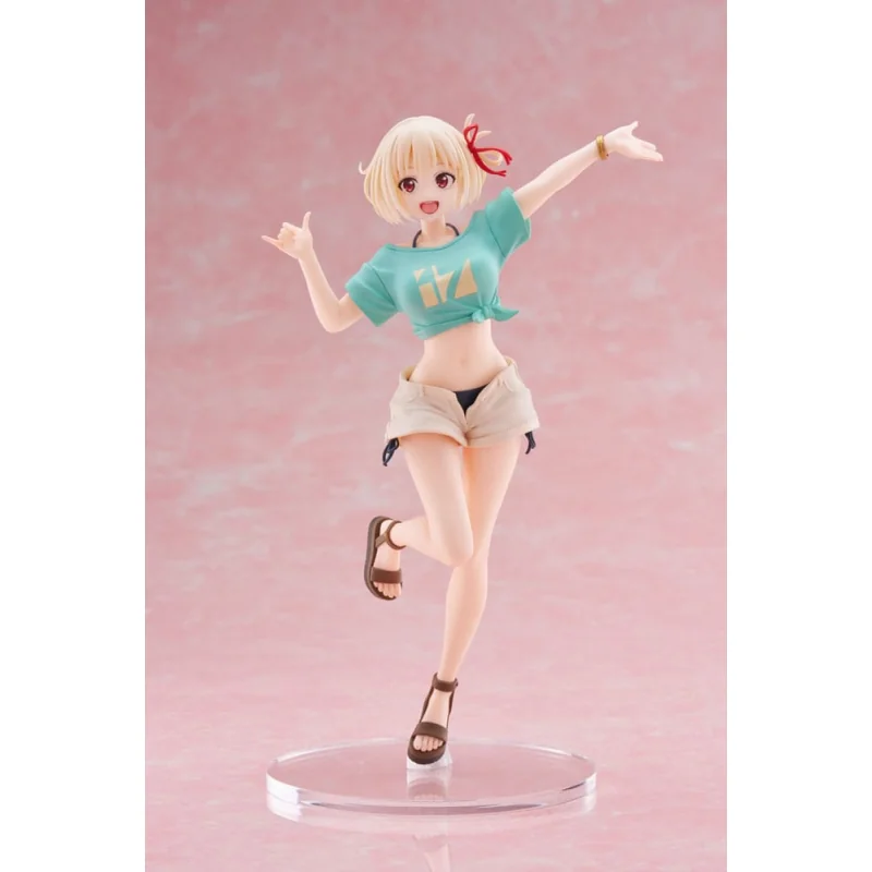 Figuras Lycoris Recoil - Coreful Chisato Nishikigi Hawaiian Version Statuette