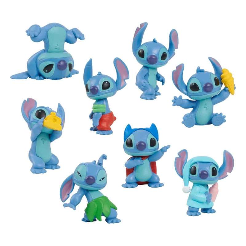 Figurita Lilo & Stitch pack 8 figures Stitch Collectible Figure Set 7 cm