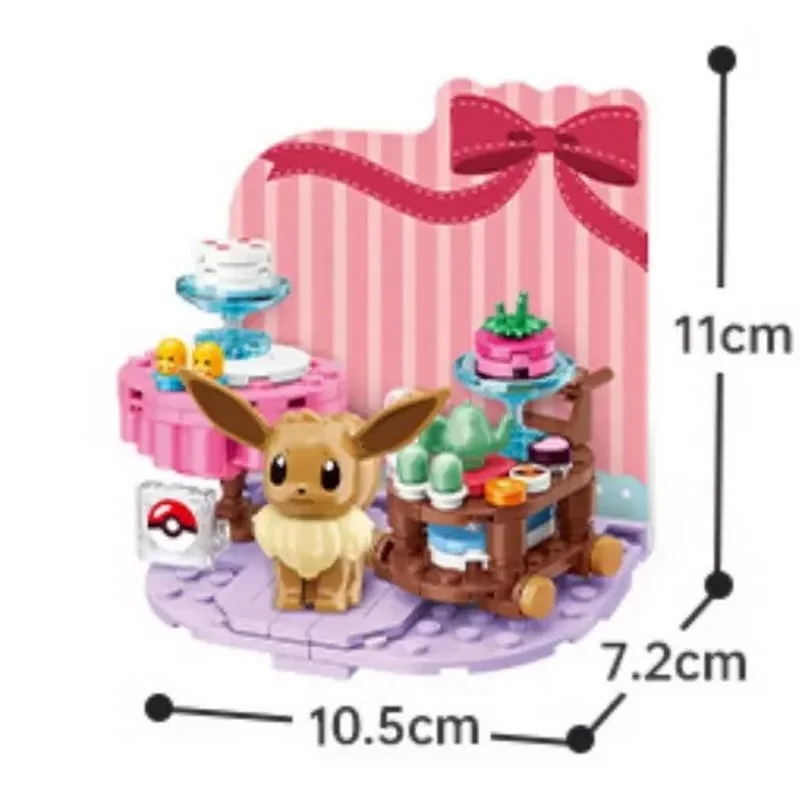 DK-17938 POKEMON - KEEPPLEY BLOCK - Eevee Sweet Moment