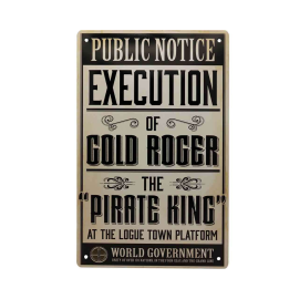 Poster One Piece - Set of 3 metal plates