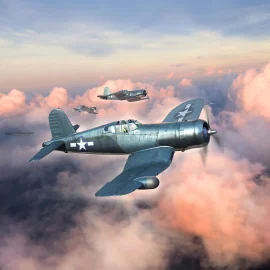 Maqueta F4U-2 Corsair 1:48 plastic model airplane