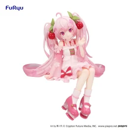 Figurita Hatsune Miku PVC statuette Noodle Stopper Sakura Miku 2025 14 cm