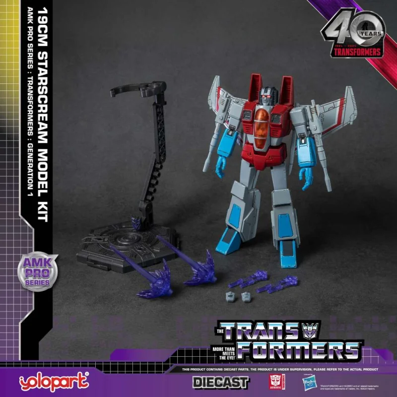 Maqueta Transformers Generation 1 Amk Pro Starscream Model Kit