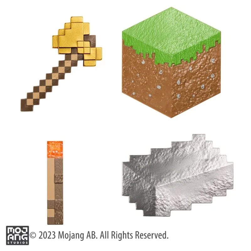 Réplicas: 1:1 Minecraft Plains Loot Chest 10cm