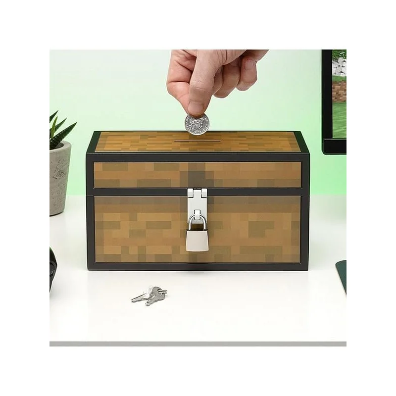 Hucha MINECRAFT - Chest - Piggy bank