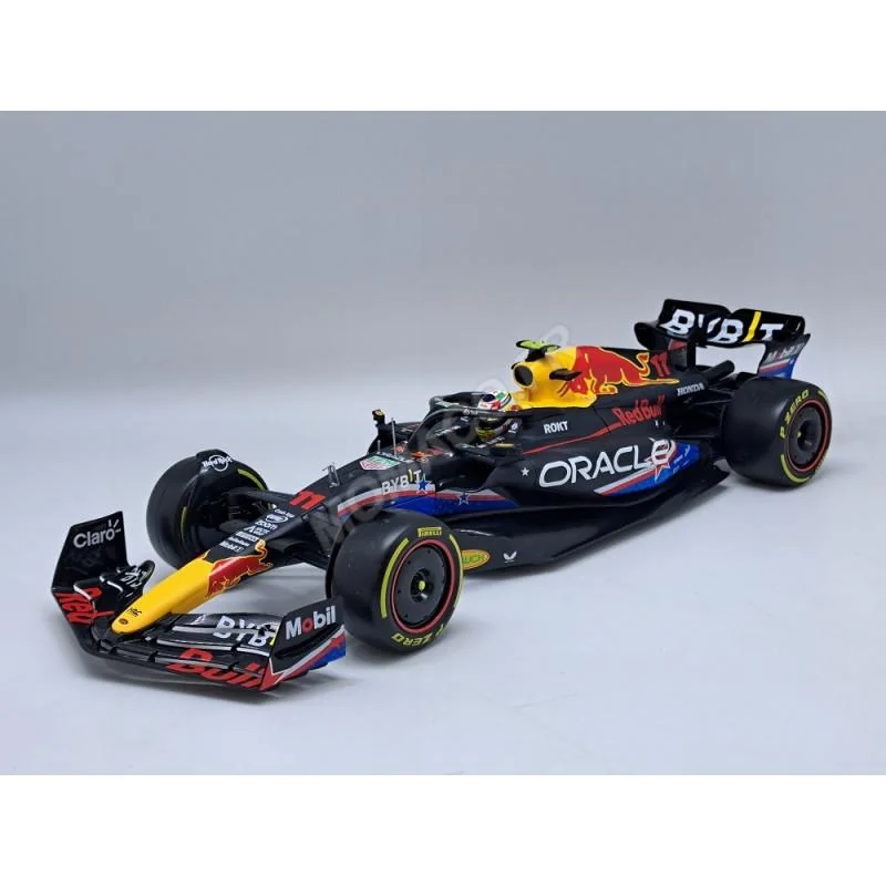 Miniatura RED BULL F1 RB19 TEAM ORACLE RED BULL RACING 11 SERGIO PEREZ GRAND PRIX AUSTIN 2023 4TH