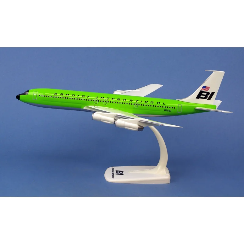 Miniatura Braniff International Boeing 707-320 -' Solid lime green N7097