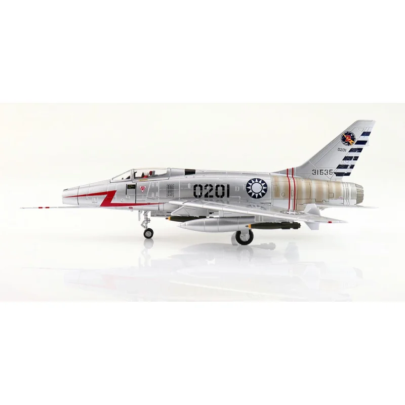 Avión en miniatura F-100D Super Saber 020/51-1535 41st Sqn. ROCAF