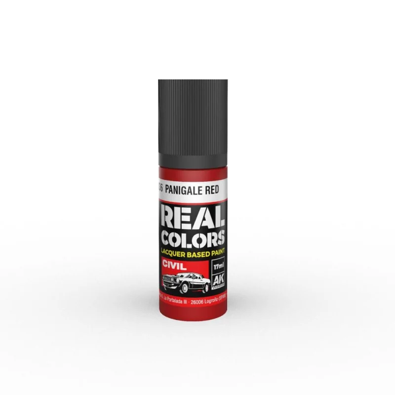 Pintura AK INTERACTIVE: Real Colors Panigale Red 17 ml.