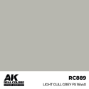 Pintura acrílica para maquetas AK INTERACTIVE: Real Colors Light Gull Grey FS 16440 17 ml.