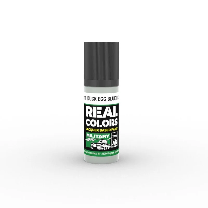 Pintura AK INTERACTIVE: Real Colors Duck Egg Blue FS 35622 17 ml.