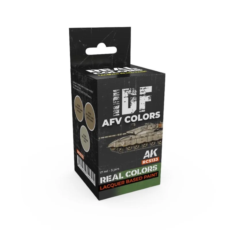 Pintura AK INTERACTIVE: Real Colors IDF AFV Colors SET