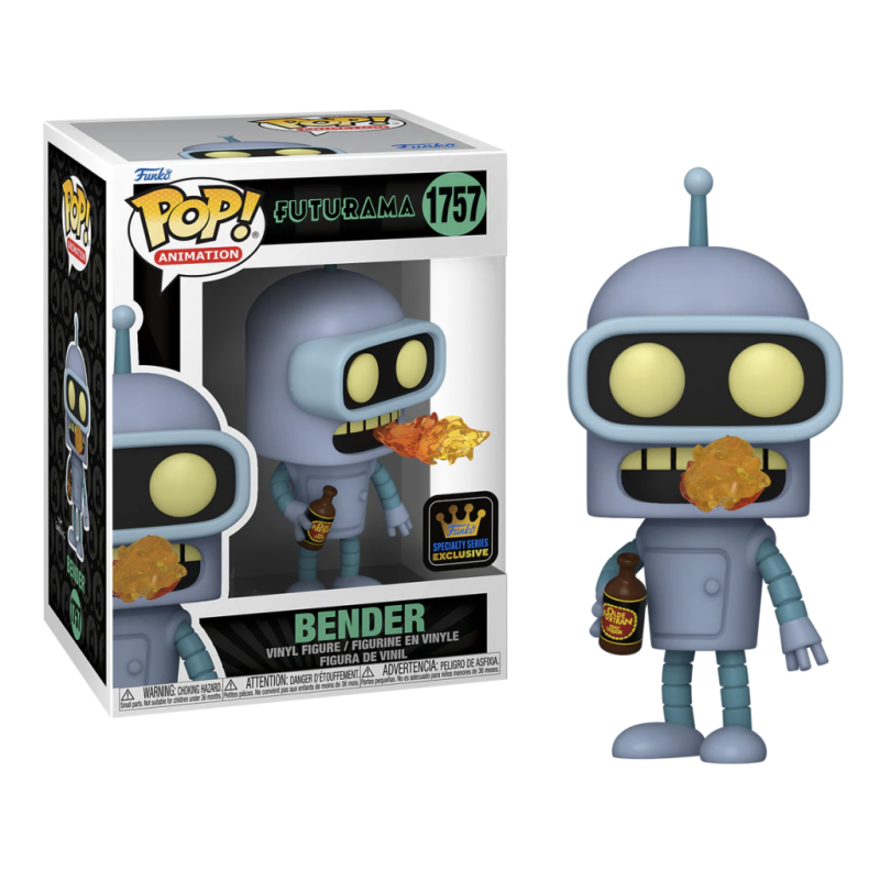 Figura Pop FUTURAMA - POP TV N° 1757 - Bender with Chase (GW)