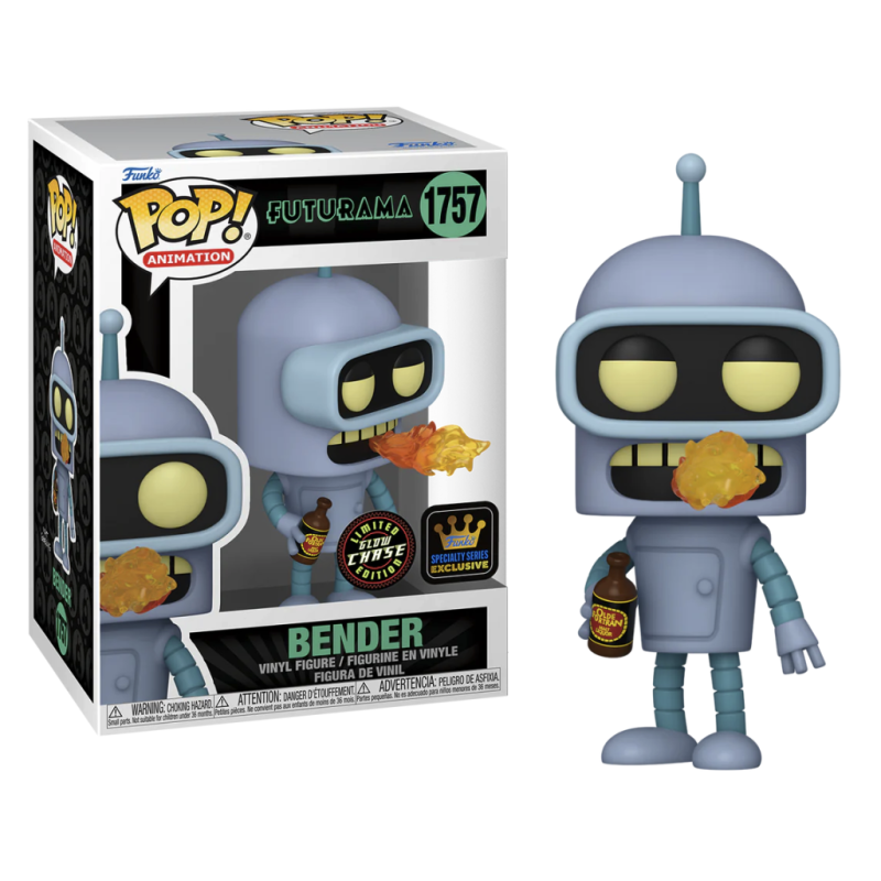 Figuras Pop FUTURAMA - POP TV N° 1757 - Bender with Chase (GW)