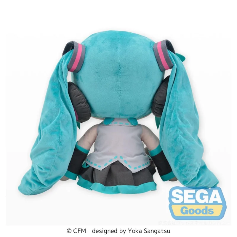 Sega Character Vocal Series 01: Hatsune Miku plush toy Fuwa Small Hatsune Miku Dodeka Jumbo 50 cm