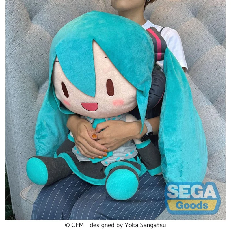 SEGA43991 Character Vocal Series 01: Hatsune Miku plush toy Fuwa Small Hatsune Miku Dodeka Jumbo 50 cm