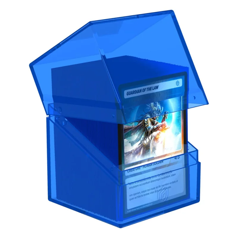 Estuches para cartas Ultimate Guard Boulder 100+ Clear - Sapphire