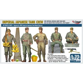 Maqueta WW2 IMPERIAL JAPANESE TANK CREW + one Imperial Naval Landing Force Food Supplier