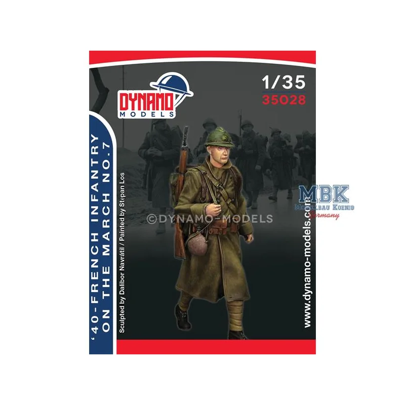 Figuras 1940 - French infantry on the march 7