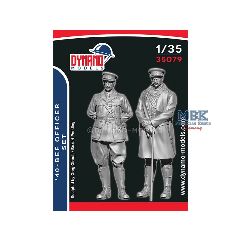 Figuras 40’ BEF Officer Set