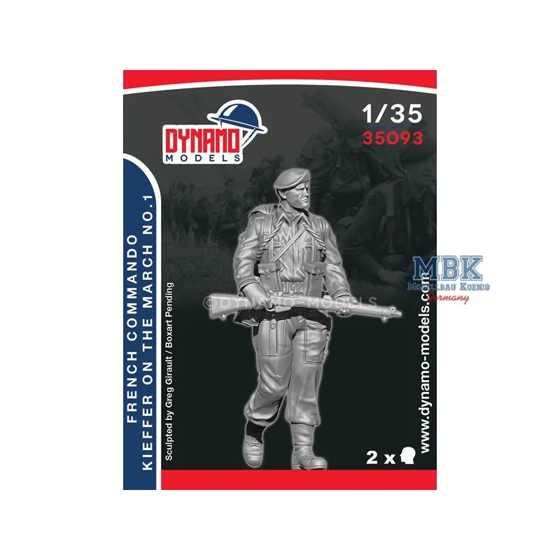 Figuras French Commando Kieffer Marching No.1