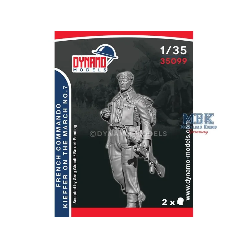 Figuras French Commando Kieffer Marching No.7