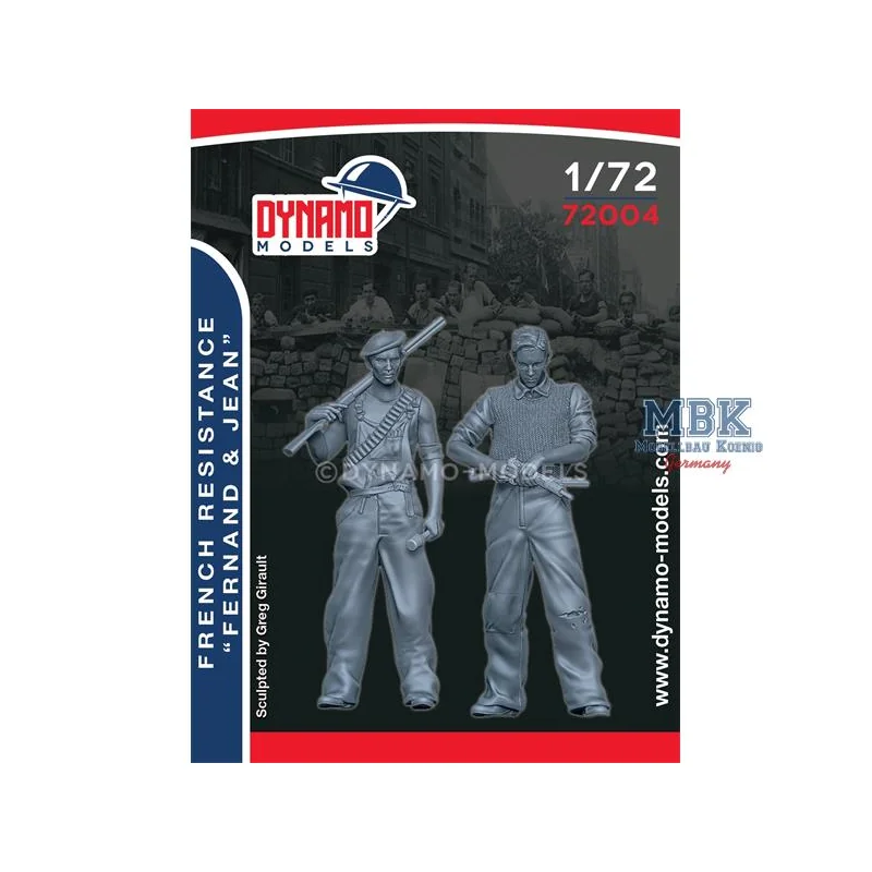 Figuras French Resistance Set - Fernand & Jean 1:72