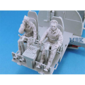 Figuras históricas B-25 early Crew Set 5 Figures 1:48