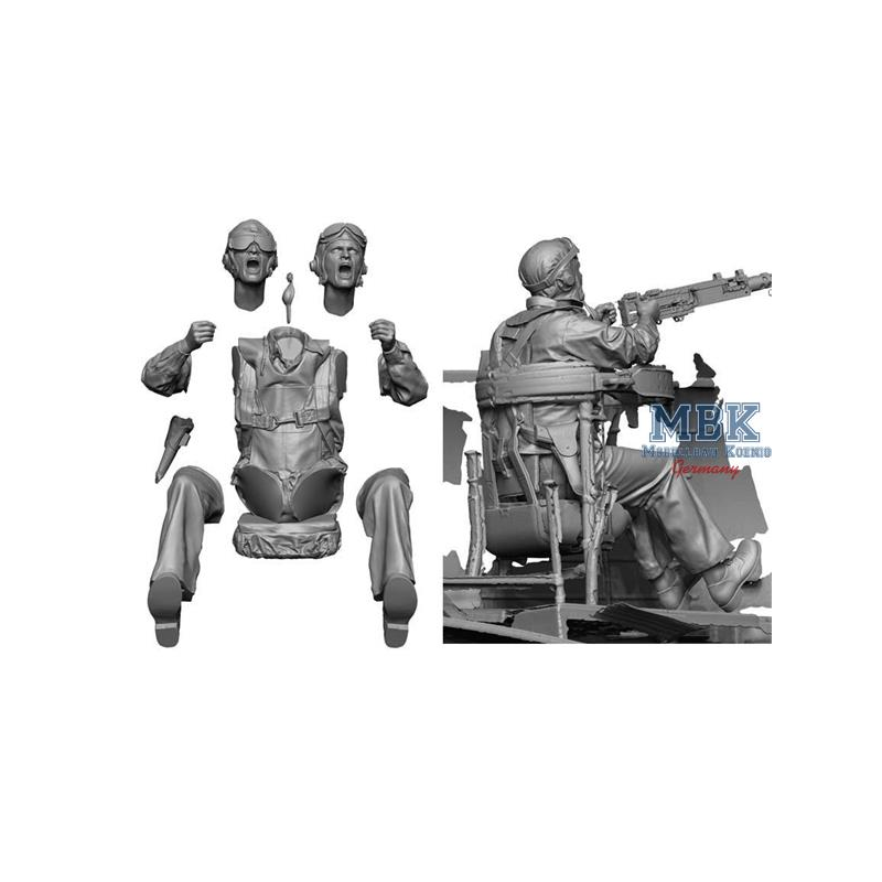 Figuras históricas WW2 US Navy Rear Gunner 2 (engaged) 1:48