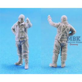  WW2 US Bomber Crew on the ground 1:72