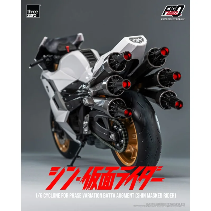 ThreeZero Kamen Rider vehicle FigZero 1/6 Cyclone for Phase Variation Batta Augment (Shin Masked Rider) 35 cm