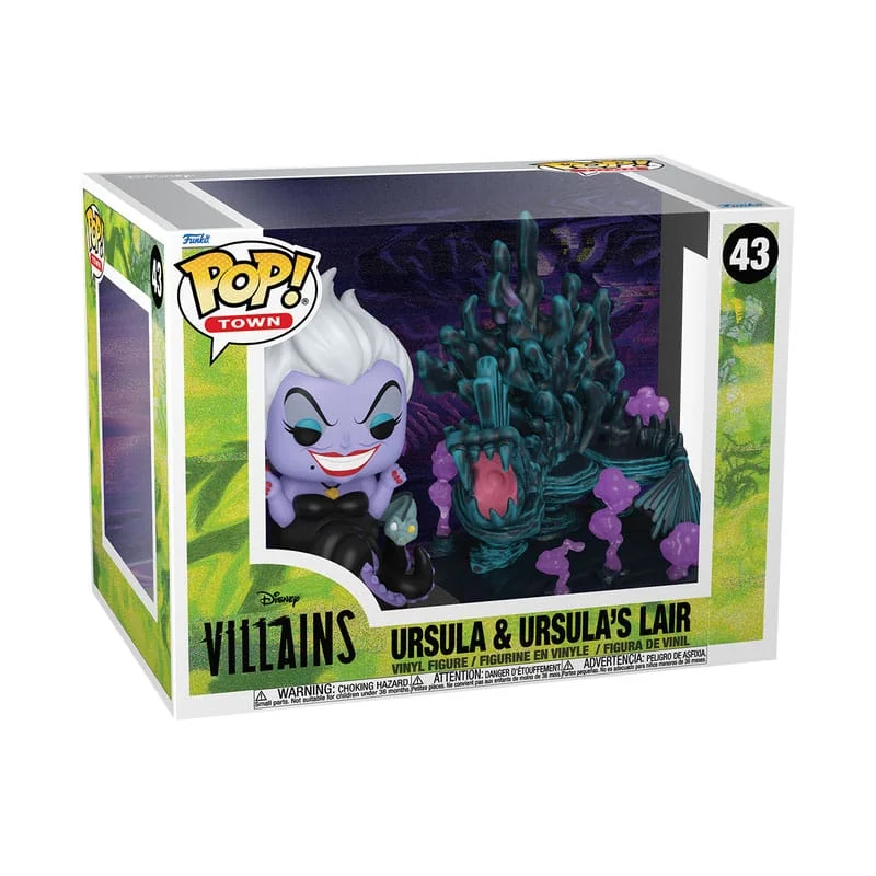 Figuras Pop Disney Villains POP! Town Vinyl Figure Ursula's Lair 9 cm