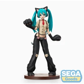 Figurita Hatsune Miku Project DIVA Arcade Future Tone SPM Hatsune Miku Kitty Cat 23 cm