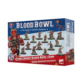 Juego de figura BLOOD BOWL: CHAOS DWARF TEAM