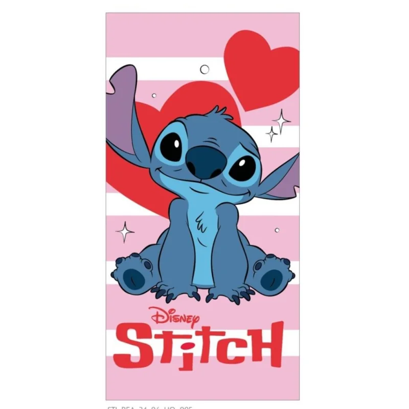  DISNEY - Stitch "Heart" - Beach Towel - 70x140cm