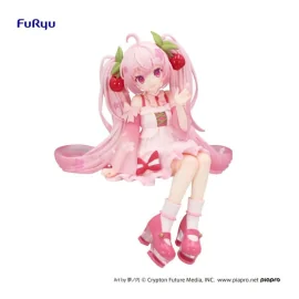 Figurita Hatsune Miku Sakura Miku Figure 2025 Noodle Stopper 14cm