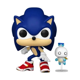 Figurita Sonic The Hedgehog POP & Buddy! Vinyl Figure Sonic w/ HChao 9 cm