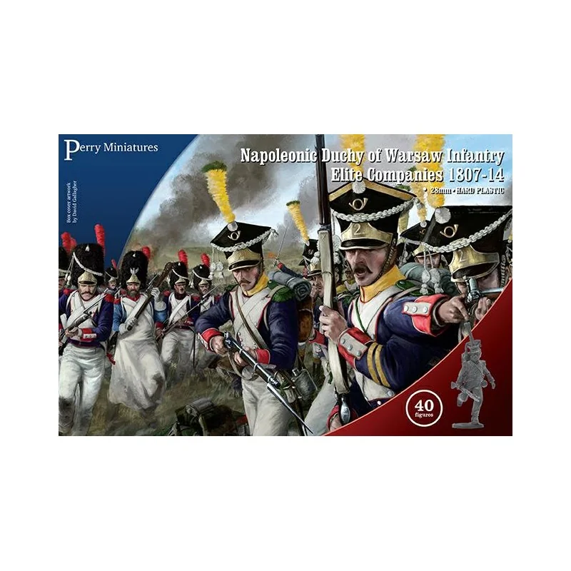 Figuras Perry Miniatures - Infantería Napoleónica del Ducado de Varsovia, Compañías de Élite 1807-14