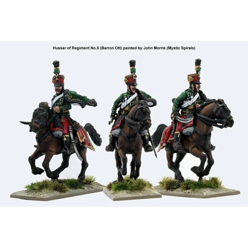 Figuras históricas Perry Miniatures - Húsares austríacos napoleónicos 1805-15