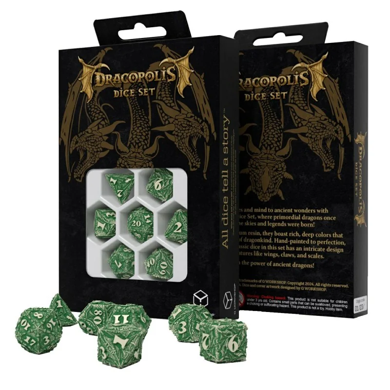 Juego de figura Juego de dados Dracopolis - El cuello largo andino