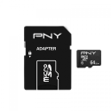 Memory card (MicroSD) PNY performance Plus 64GB - Adaptador Micro SDHC +