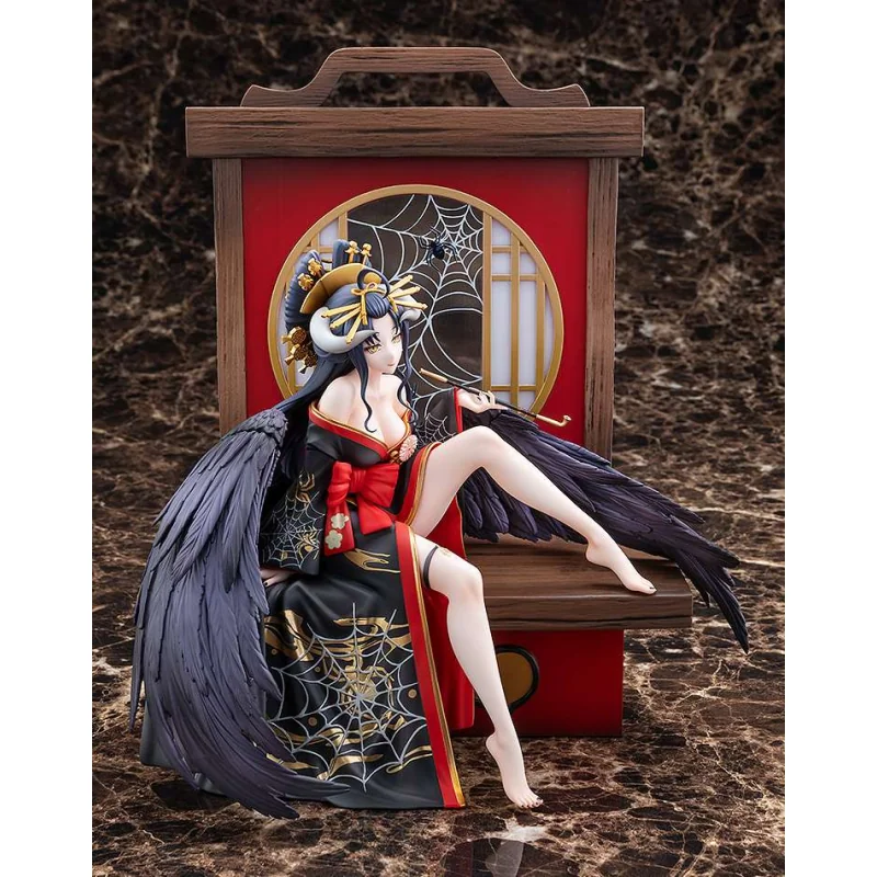 Figuras Overlord statuette 1/7 Albedo Splendid Kimono Ver. 27cm