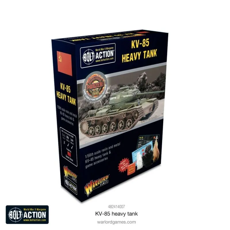 Juego de figura KV-85 Heavy Tank