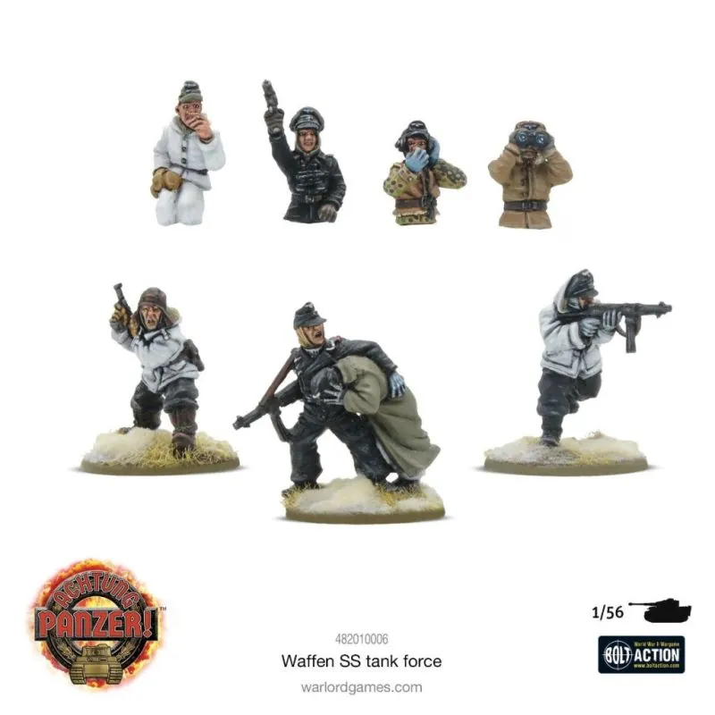 Juegos de figuras : extensiones Achtung Panzer! Waffen SS Tank Force