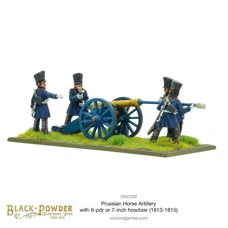 Juego de figura Napoleonic Prussian Horse Artillery with 6-Pdr (1813-1815)