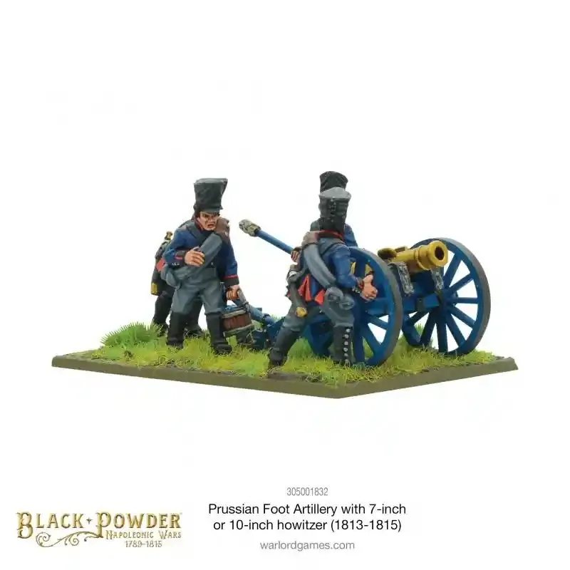 Juego de figura Napoleonic Prussian Foot Artillery with 7 or 10 Inch Howitzer (1813-1815)