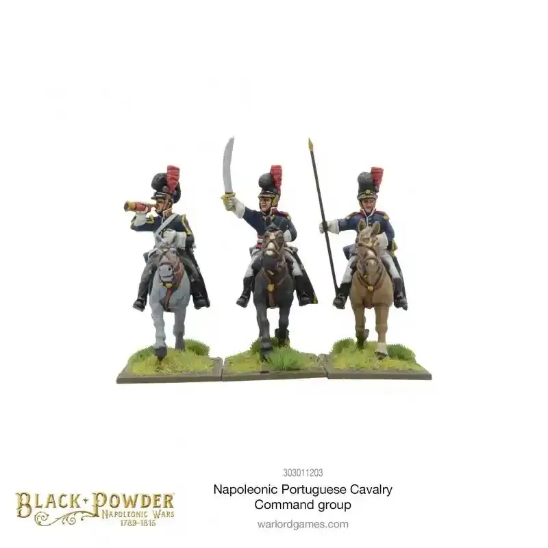 Juego de figura Napoleonic Portuguese Cavalry Command Group